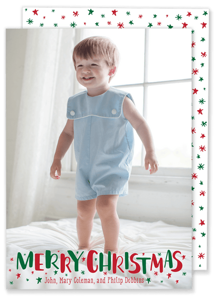 Stars Christmas Card