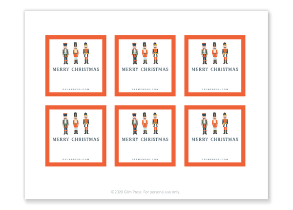 Nutcracker Gift Tag