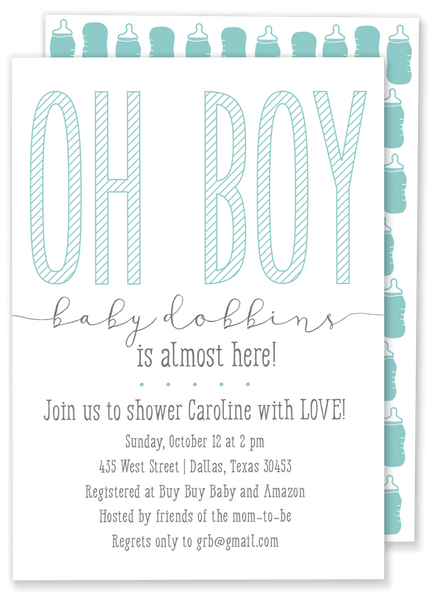 Oh Boy Baby Shower