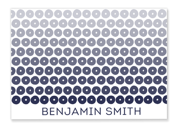 Ombre Dot Folded Notes