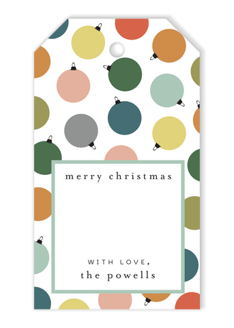 Christmas Ornament Gift Tags