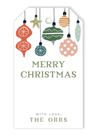 Orr Ornament Gift Tags