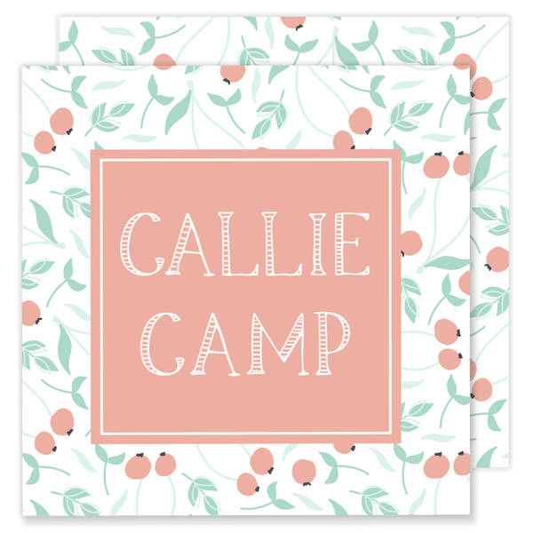 Pink Bud Calling Card