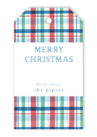 Piper Plaid Gift Tags