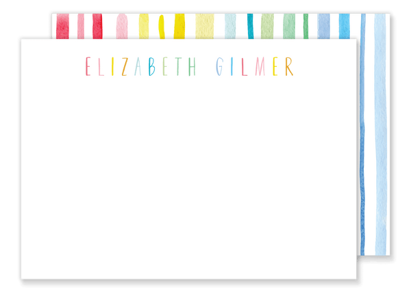 Rainbow Stripe Calling Card