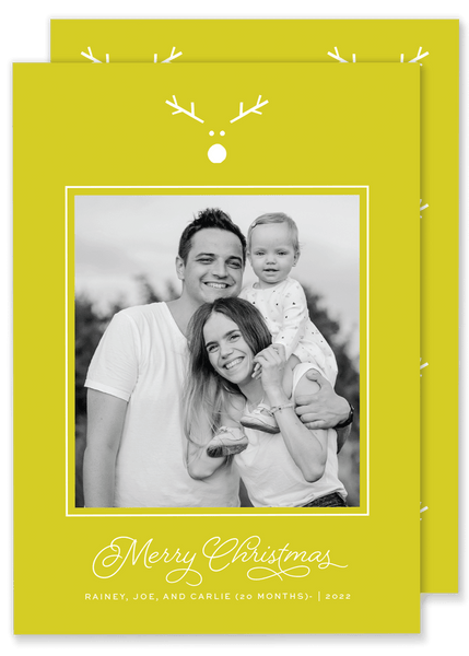 Rainey Rudolph Christmas Card