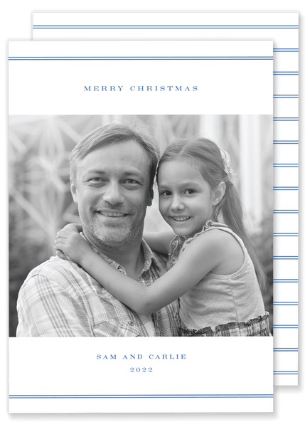 Sam Stripe Christmas Card