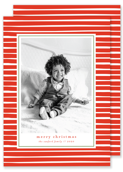 Sanford Stripe Christmas Card