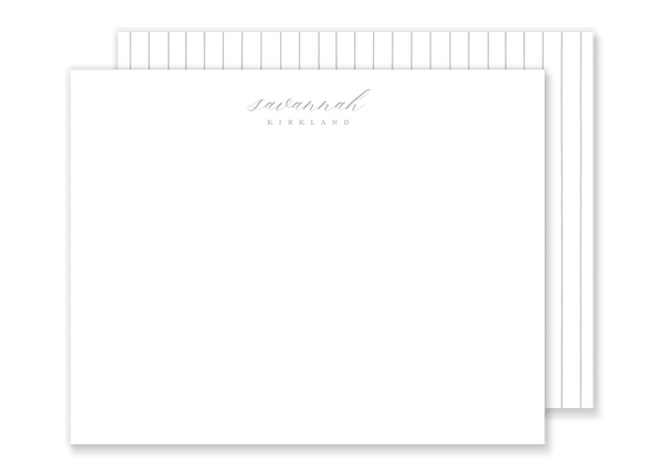 Savannah Stripe Flat Notes