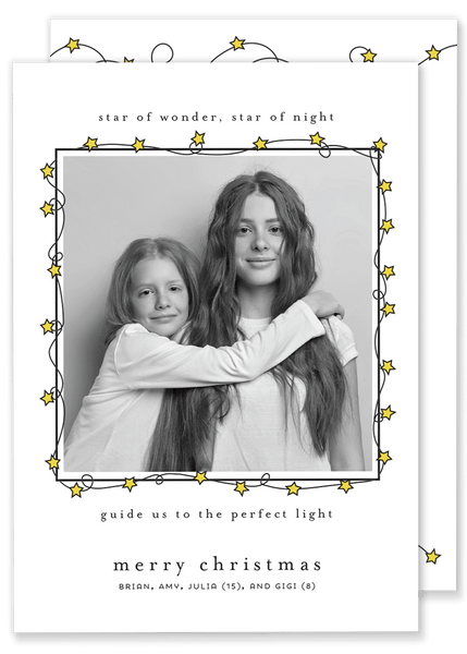 Simpson Star of Wonder Christmas Card