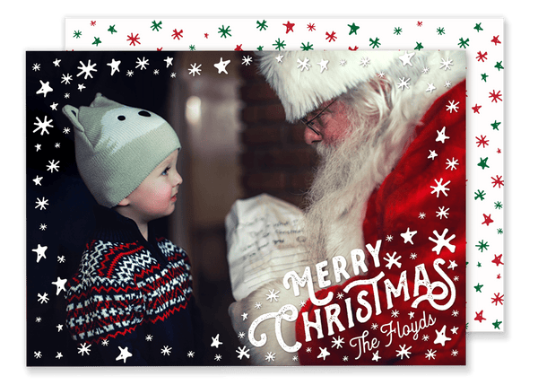 Snowy Corners Christmas Card