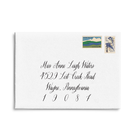 Special Script // Envelope Addressing