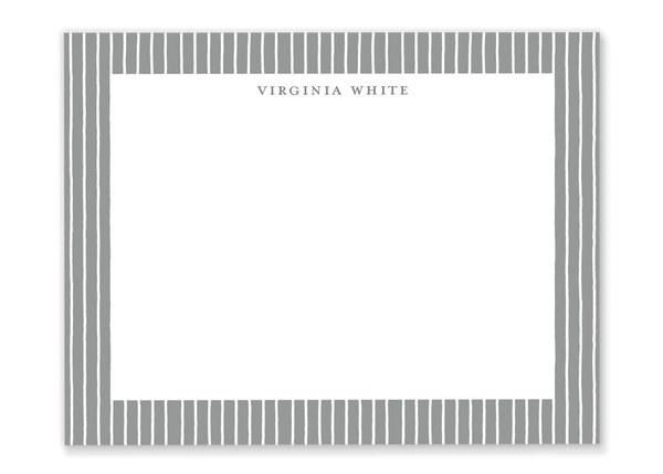 Stripe Name Flat Notes