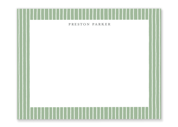 Stripe Name Flat Notes