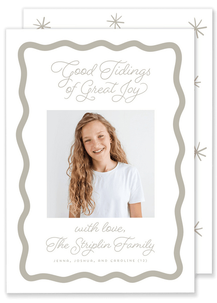 Striplin Squiggle Christmas Card