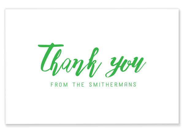 Thank You Folded Notes
