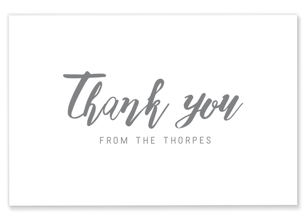 Thank You Folded Notes