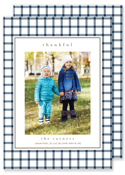 Turner Thankful Thanksgiving Card