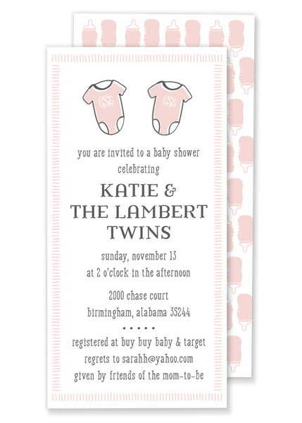 Twin Onesie Shower