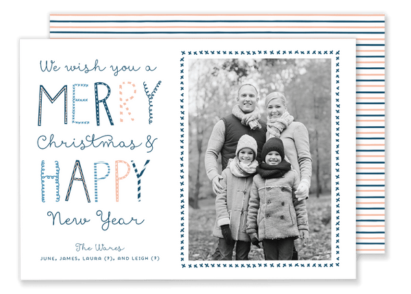 Ware We Wish You Christmas Card