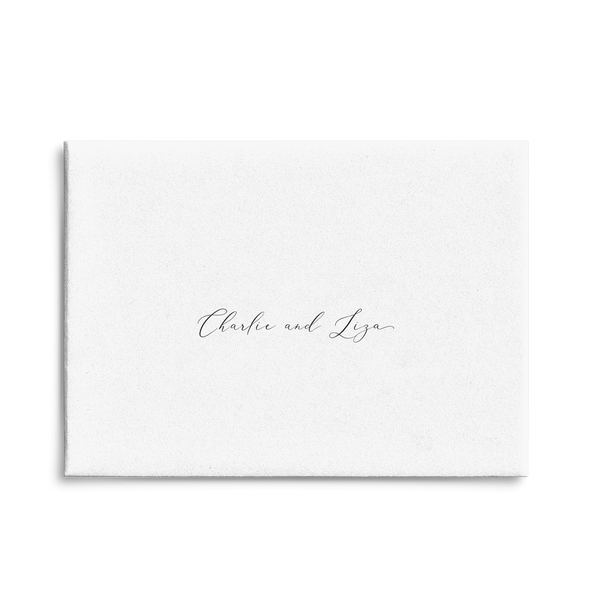White Script // Envelope Addressing