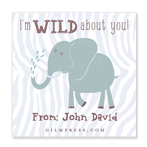 Wild About You valentine