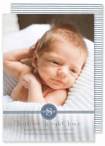 William Birth Announcement