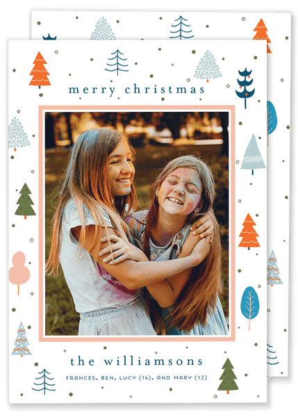 Williamson Winter Tree Christmas Card