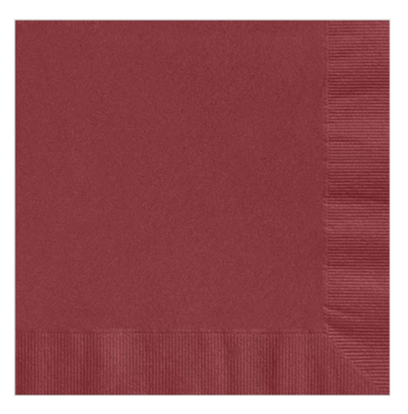 Wine Cocktail Napkin with Foil Imprint