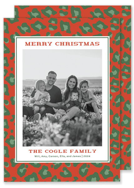 Cogle Chetah Christmas Card