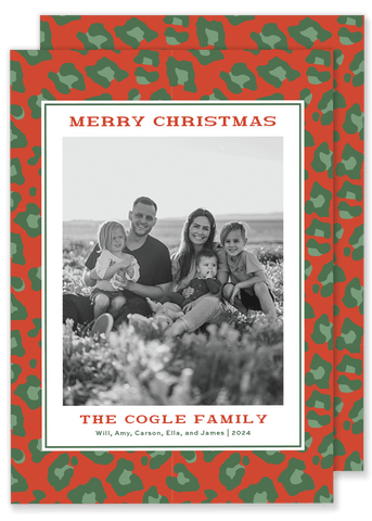 Cogle Chetah Christmas Card