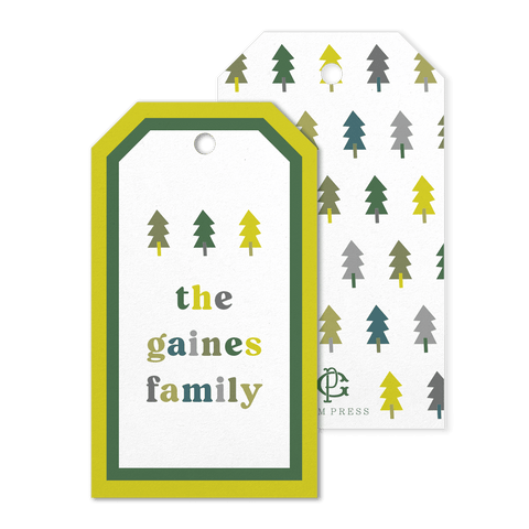 Gaines Green Gift Tags