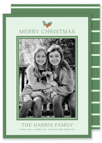 Harris Holly Christmas Card