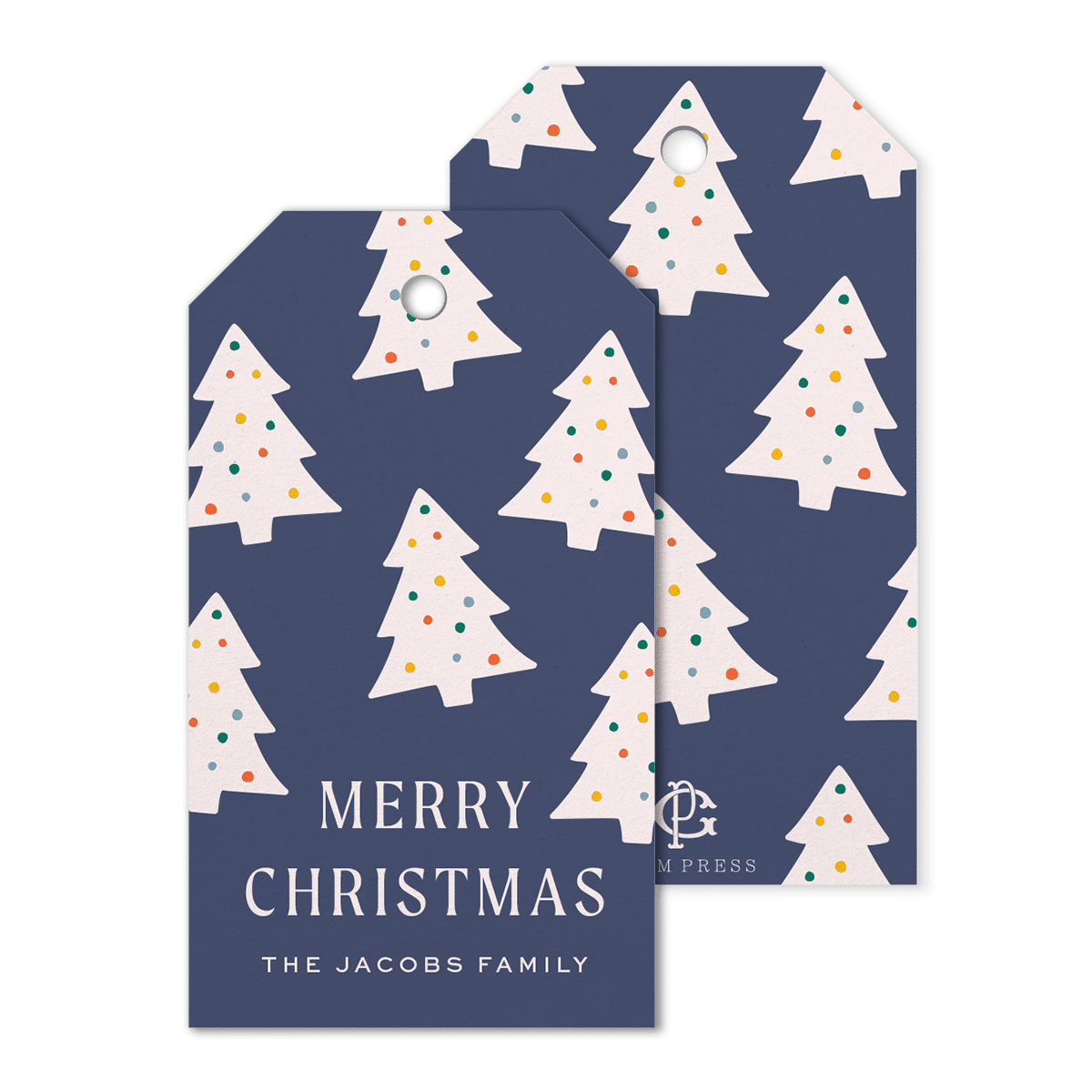 Tree Trio Christmas Gift Tags – Gilm Press