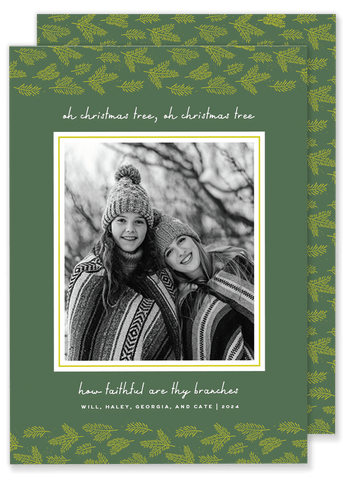 Olsen Oh Christmas Tree Card