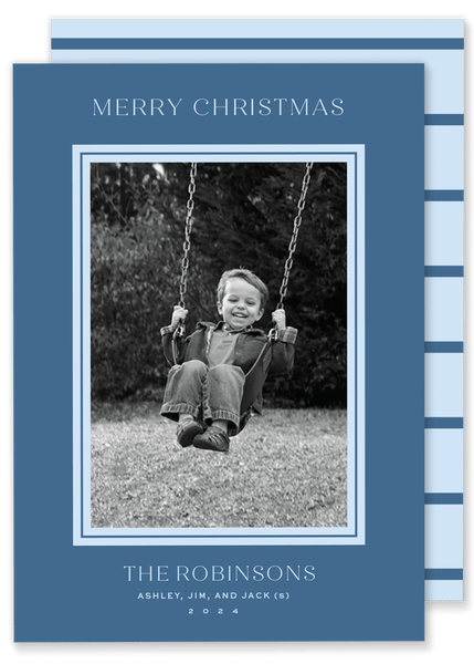 Robinson Rectangle Christmas Card