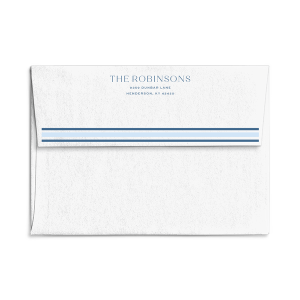 Robinson Rectangle Christmas Card