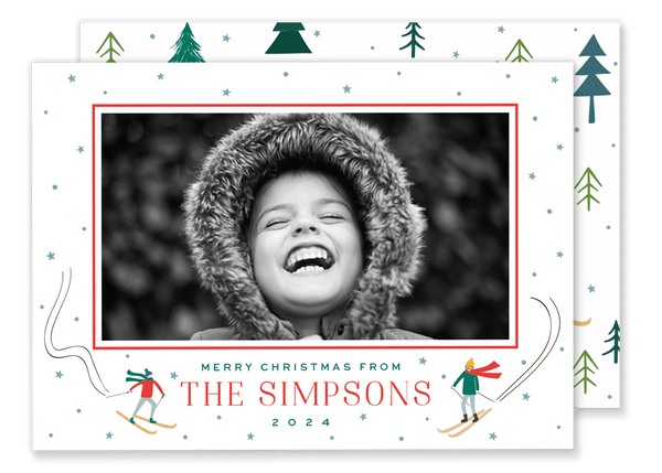 Simpson Ski Christmas Card