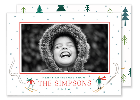 Simpson Ski Christmas Card