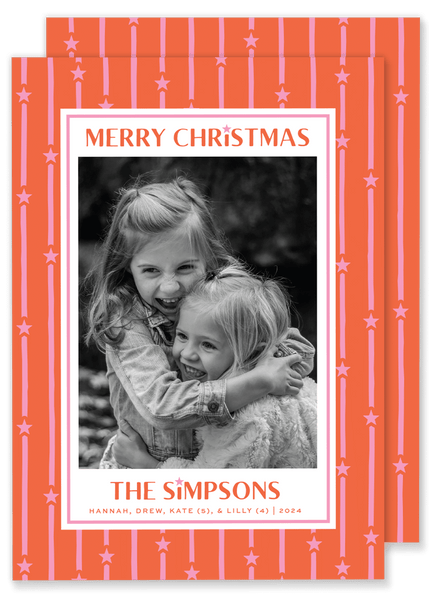 Simpson Stripe Christmas Card