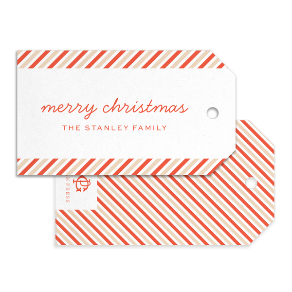 Stanley Stripe Gift Tags
