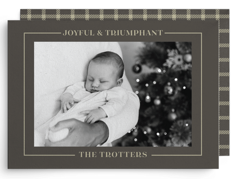 Trotter Triumphant Christmas Card