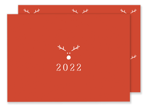 2022 Rudolph Christmas Card cover
