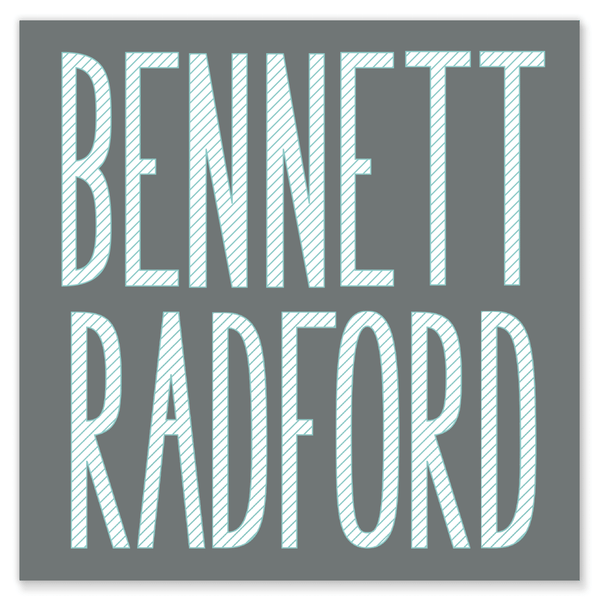 Big Letter Bennett Calling Card