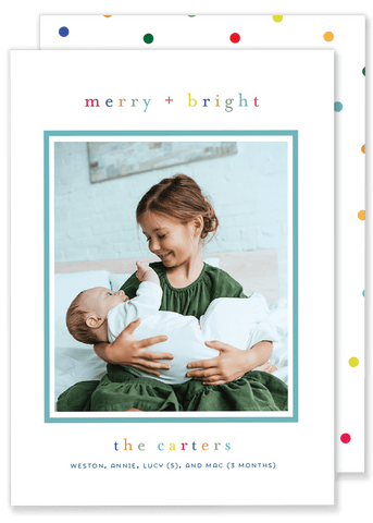 Carter Colorful Christmas Card