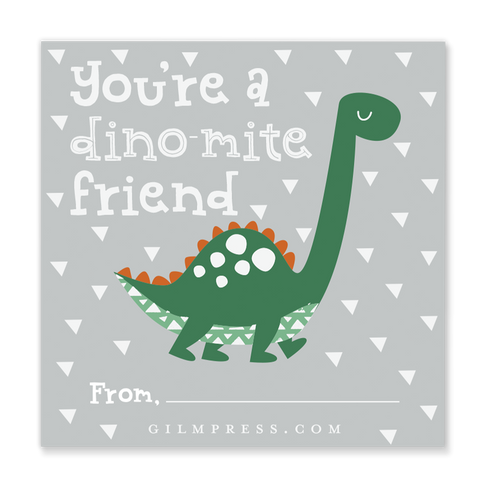 Dino-mite Friend valentine