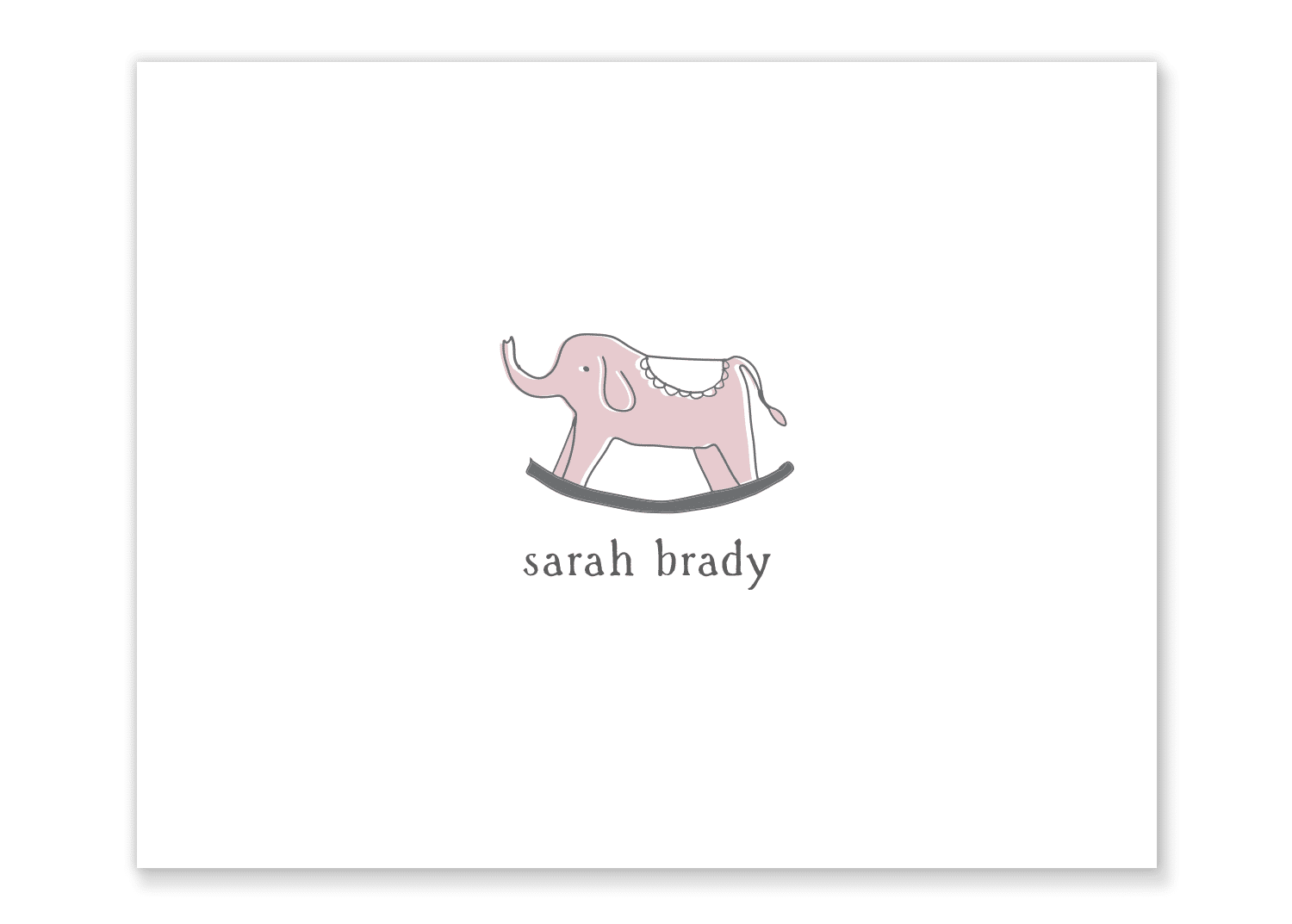 Pink Elephant Notes Elephant Folded Notes – Gilm Press