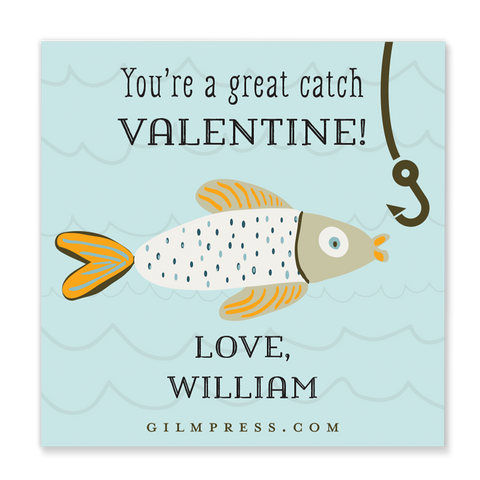 You're a Great Catch valentine
