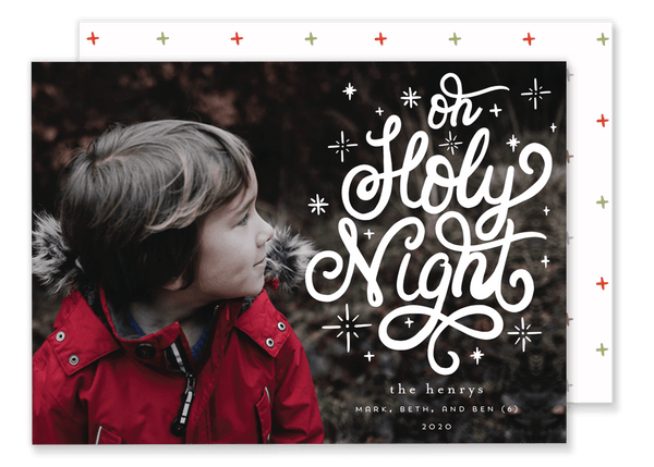 Henry Holy Night Christmas Card