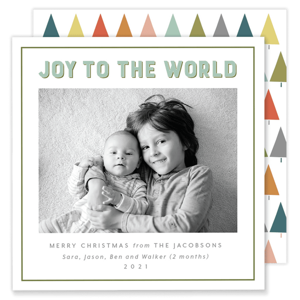 Jacobson Joy to the World Christmas Card